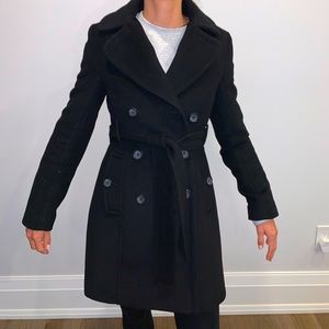 Black Wool Coat size XS